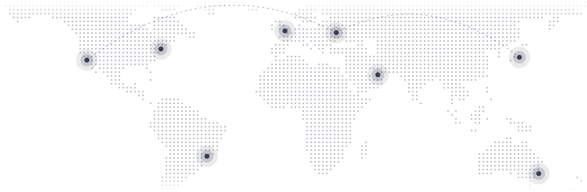 Map of countries where haircutting educators use Hairtechapp